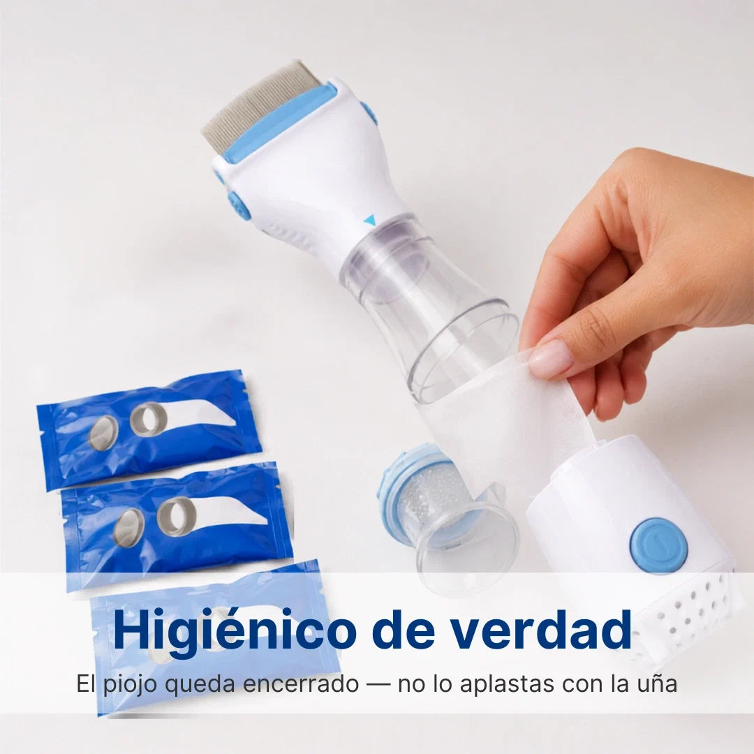 PioVac™ - Cepillo eléctrico que aspira piojos y liendres