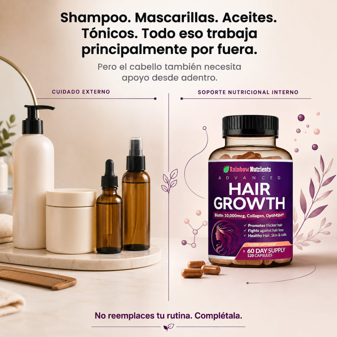 CapilViva™ Fórmula 24 en 1 para Fuerza, Volumen y Crecimiento Capilar