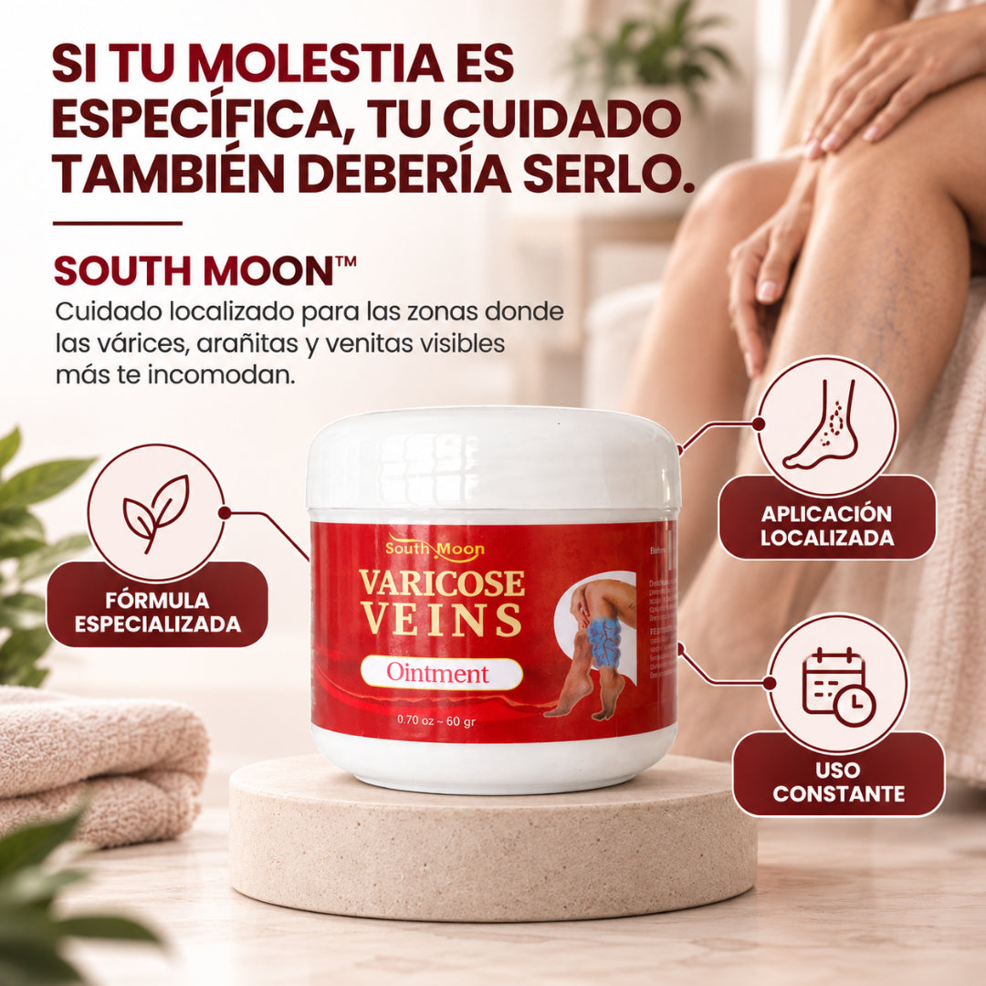 SOUTH MOON™ Crema Especializada para Várices y Arañitas