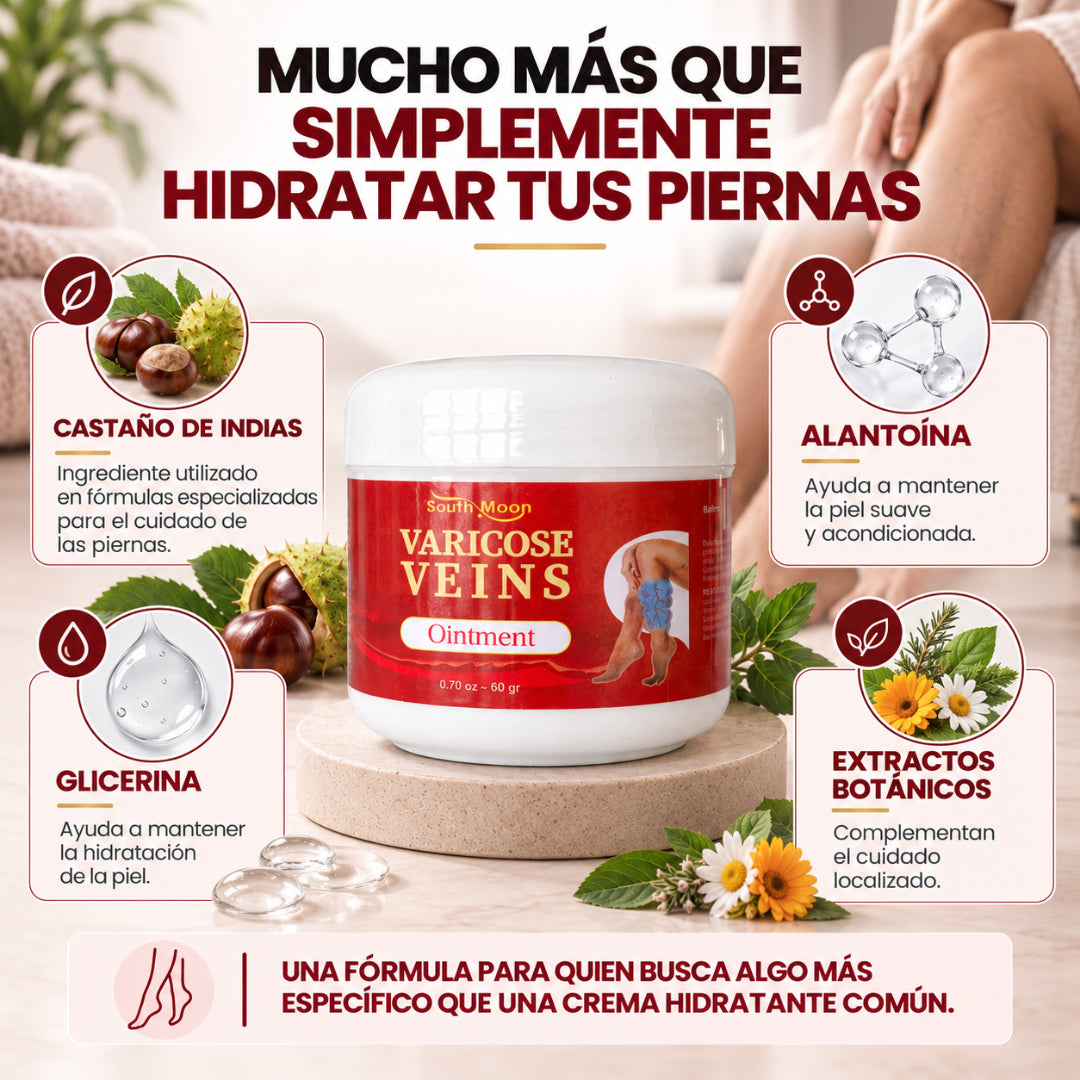 SOUTH MOON™ Crema Especializada para Várices y Arañitas