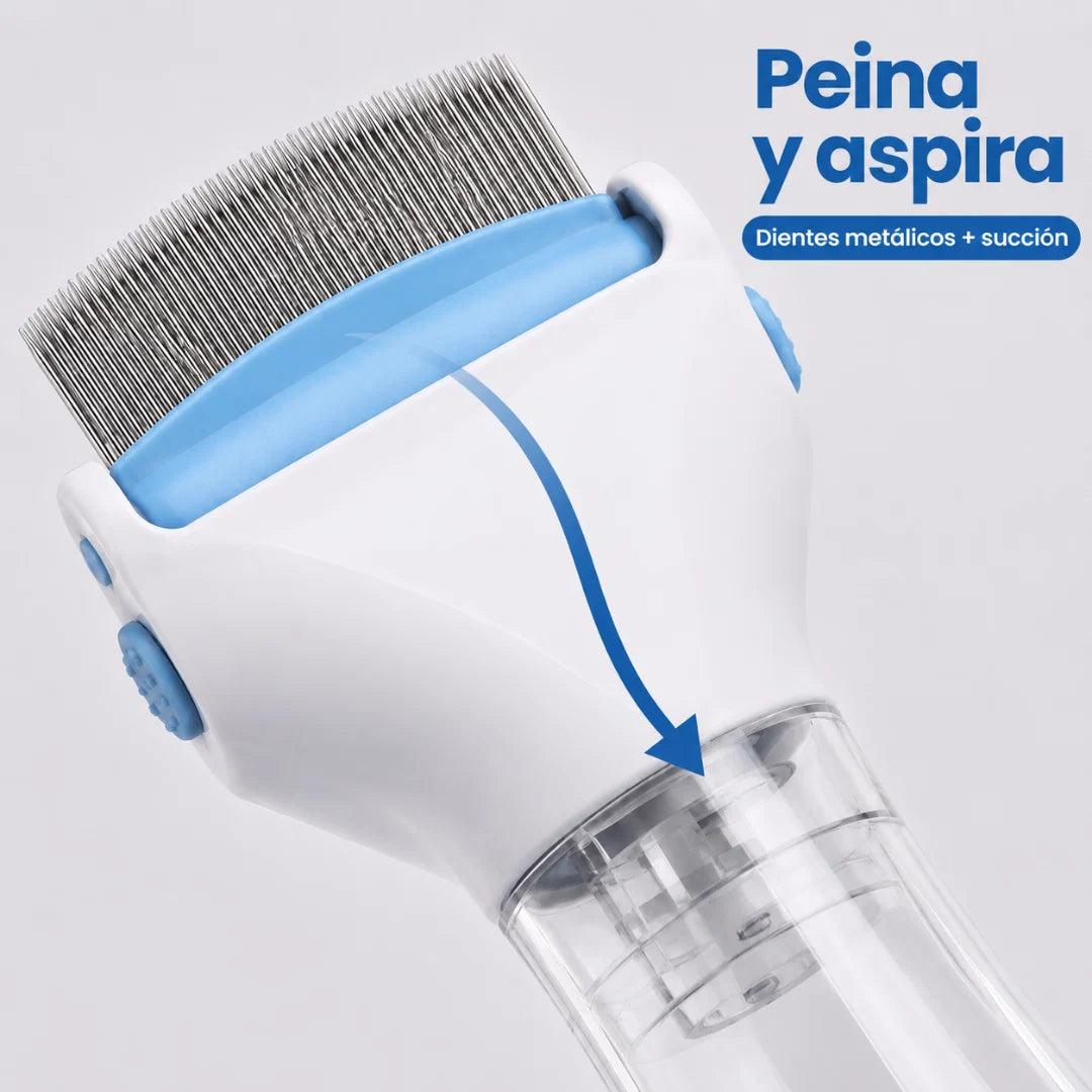 PioVac™ - Cepillo eléctrico que aspira piojos y liendres