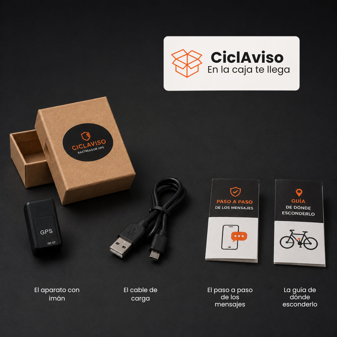 CiclAviso™ - Rastreador GPS para tu cicla con aviso por llamada
