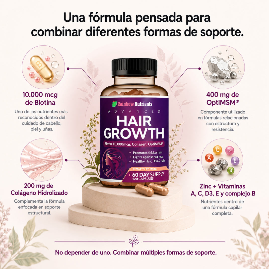 CapilViva™ Fórmula 24 en 1 para Fuerza, Volumen y Crecimiento Capilar