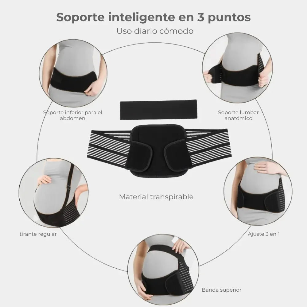 Faja Abdominal 3 en 1 — Soporte para Embarazadas