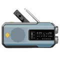 Radio portátil con manivela solar