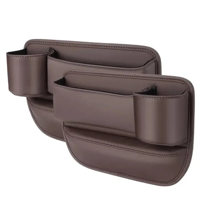 Organizador Multifuncional para Asiento de Auto — Cuero PU