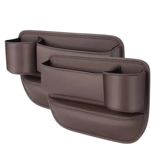 Organizador Multifuncional para Asiento de Auto — Cuero PU