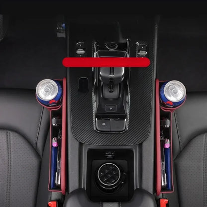 Organizador Multifuncional para Asiento de Auto — Cuero PU