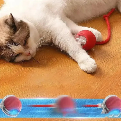Juguete Interactivo Automático para Gatos — Pluma Eléctrica